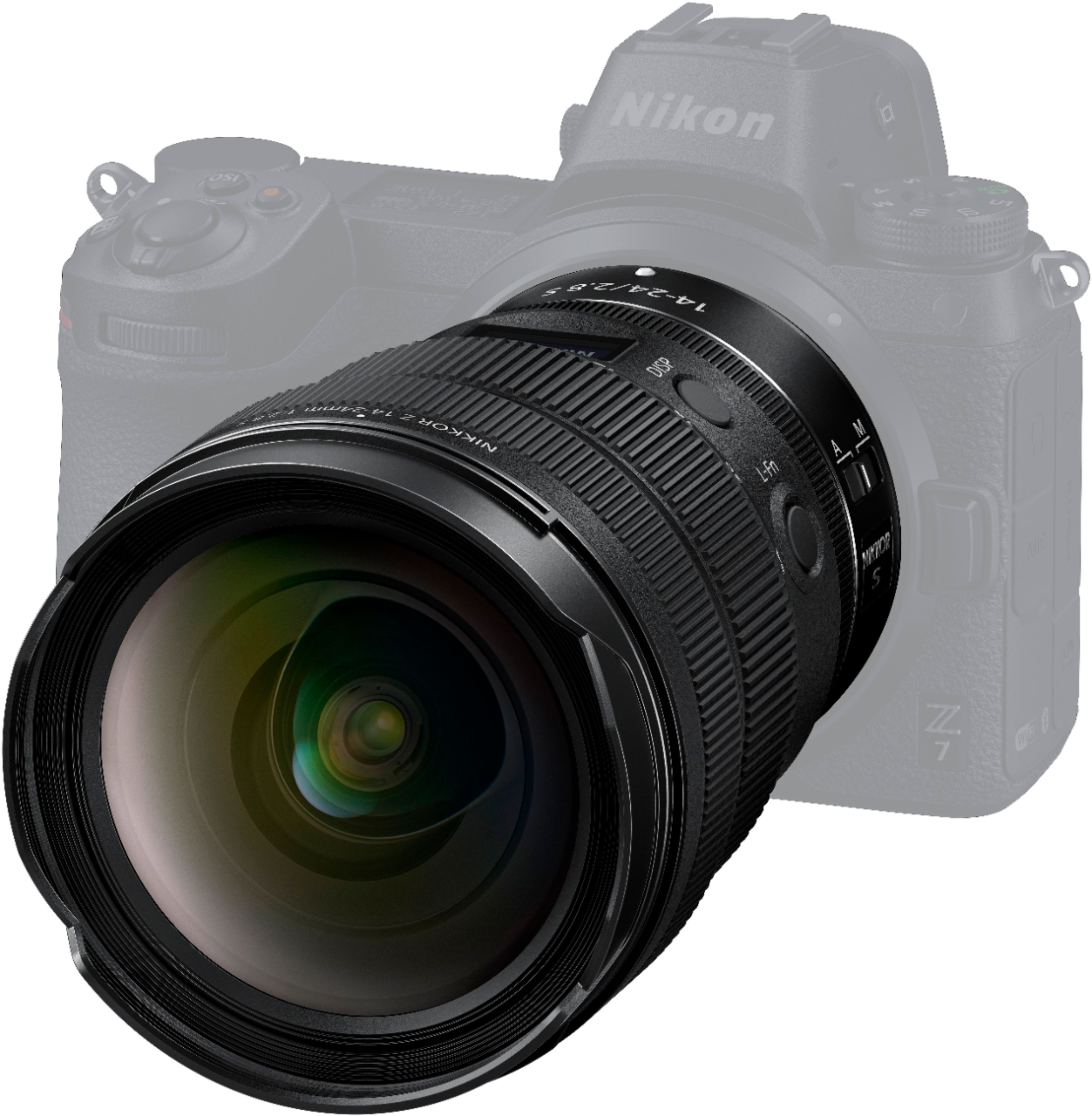 Back View: Nikon - MB-D18 Battery Grip - Black