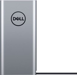 Dell - 65W USB-C Notebook Power Bank Plus for most Type-C laptops and most USB-A devices - PW7018LC - Silver - Front_Zoom