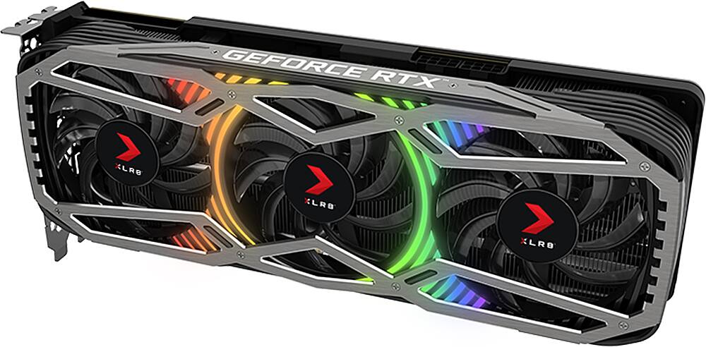 Alt View 11. PNY - PNY GeForce RTX 3080 10GB XLR8 Gaming EPIC-X RGB Triple Fan Graphics Card.