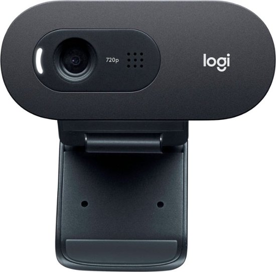 Logitech – C505 HD Webcam – Black