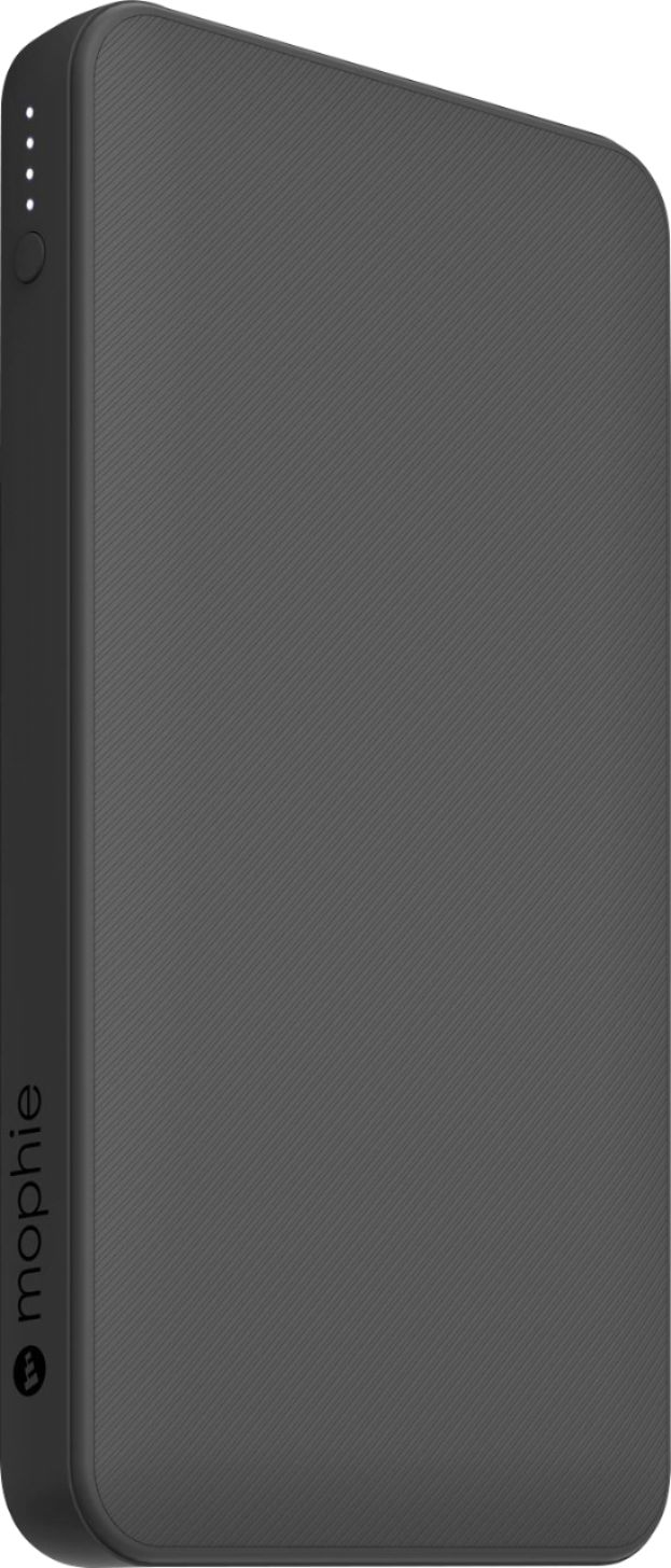 Angle View: mophie - Powerstation 8,000 mAh Portable Charger for Most USB-Enabled Devices - Space Gray