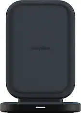 Alt View 1. mophie - 15W Wireless Charging Stand - Black.