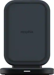 Alt View 1. mophie - 15W Wireless Charging Stand - Black.