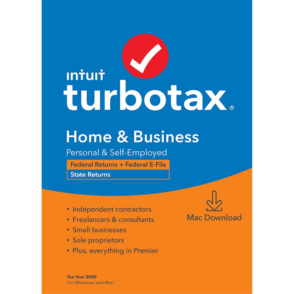 Intuit - TurboTax Home & Business Federal + E-File +...