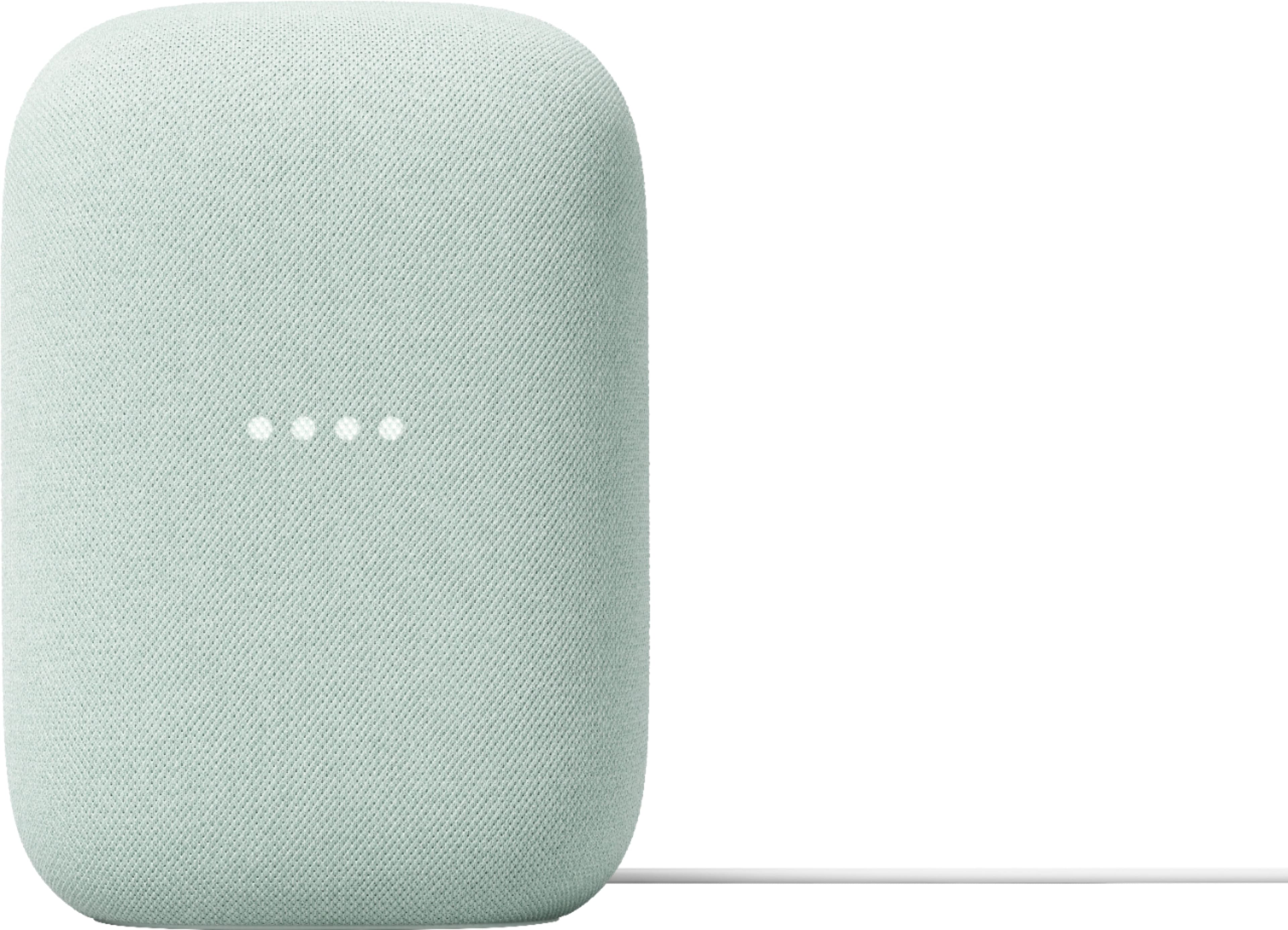Front. Google - Nest Audio - Smart Speaker - Sage.