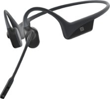 AfterShokz - OpenComm Bone Conduction Stereo Bluetooth Headset - Slate Gray - Angle_Zoom
