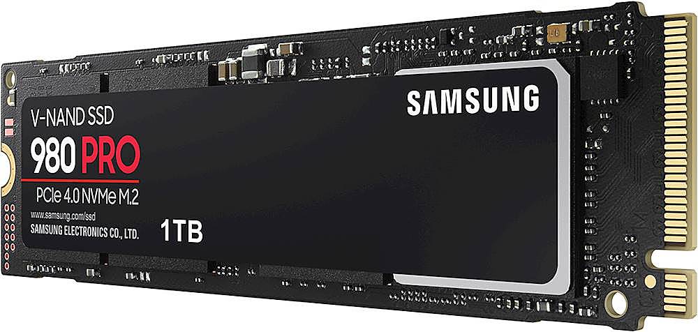 Best Buy: Samsung Geek Squad Certified Refurbished 980 PRO 1TB Internal SSD  PCIe Gen 4 x4 NVMe GSRF MZ-V8P1T0B/AM
