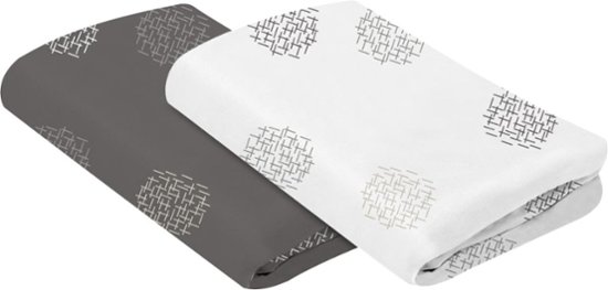 Front Zoom. 4moms - breeze® cotton playard sheet 2-pack.