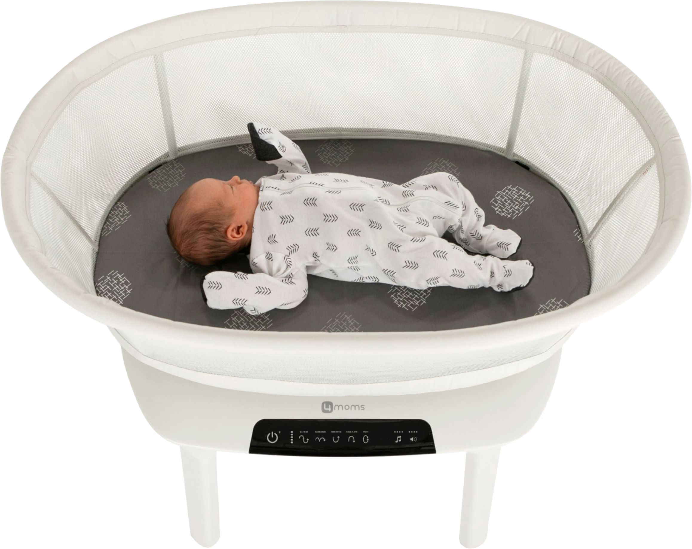 Left View: Fisher-Price - On-the-Go Baby Dome - Gray/White/Yellow/Blue/Orange/Black