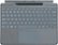 Front. Microsoft - Surface Pro X Signature Keyboard with Slim Pen - Ice Blue.