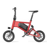 Glarewheels - X5 Electric Bike Urban Fashion Foldable w/18 mile Max Operating Range & 15mph Max Speed - red - Alt_View_Standard_11