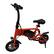 Alt View 12. Glarewheels - X5 Electric Bike Urban Fashion Foldable w/20 mile Operating Range with pedal assist & 15mph Max Speed - Black.