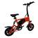 Alt View 13. Glarewheels - X5 Electric Bike Urban Fashion Foldable w/20 mile Operating Range with pedal assist & 15mph Max Speed - Black.