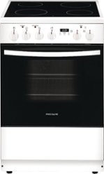 Frigidaire - 1.9 Cu. Ft. Freestanding Electric Smoothtop Range - White - Front_Zoom