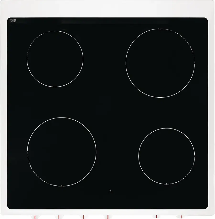 Alt View 14. Frigidaire - 1.9 Cu. Ft. Freestanding Electric Smoothtop Range - White.