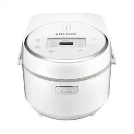 Cuckoo - CR-0810F Multifunctional Micom Cooker & Warmer Rice Cooker, 8 cups, /Silver - White