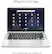 Alt View 4. HP - 14" Chromebook - Intel Celeron - 4GB Memory - 32GB eMMC.