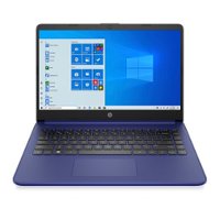 HP - 14" Laptop  - AMD 3020e - 4GB Memory - 64 GB eMMC Hard Drive - Indigo Blue - Indigo Blue - Front_Zoom