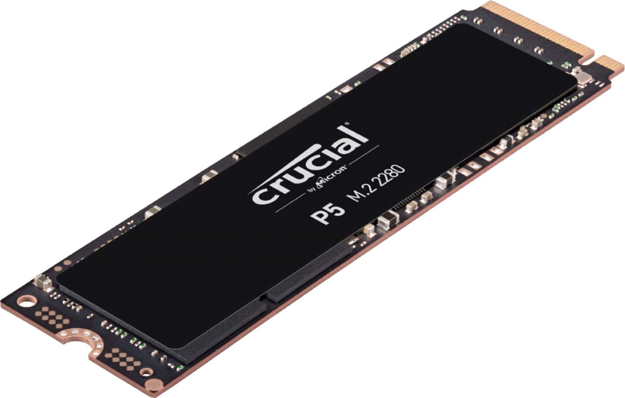 CRUCIAL P2 M2 MVME 500GB SSD - Neon Technology