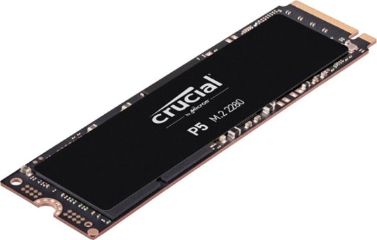 Front Zoom. Crucial - P5 1TB 3D NAND PCIe Gen 3 x4 NVMe Internal Solid State Drive M.2.