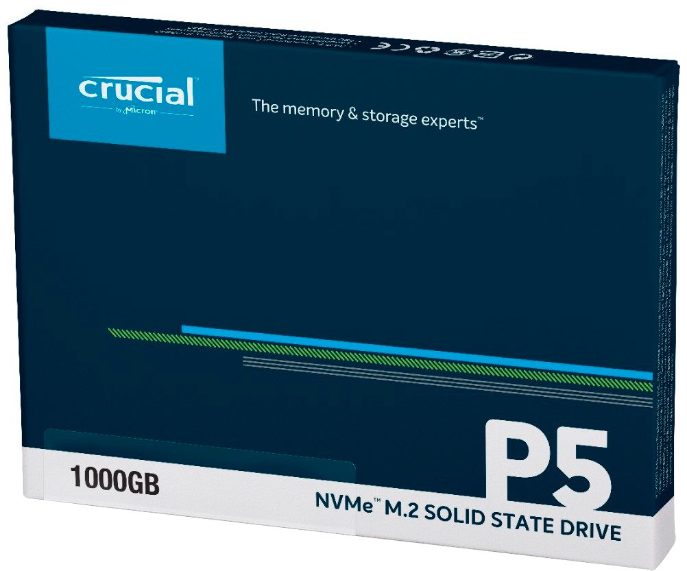 CT1000P5SSD8 Crucial P5 1TB 3D NAND NVMe Internal SSD up to 3400MB/s 