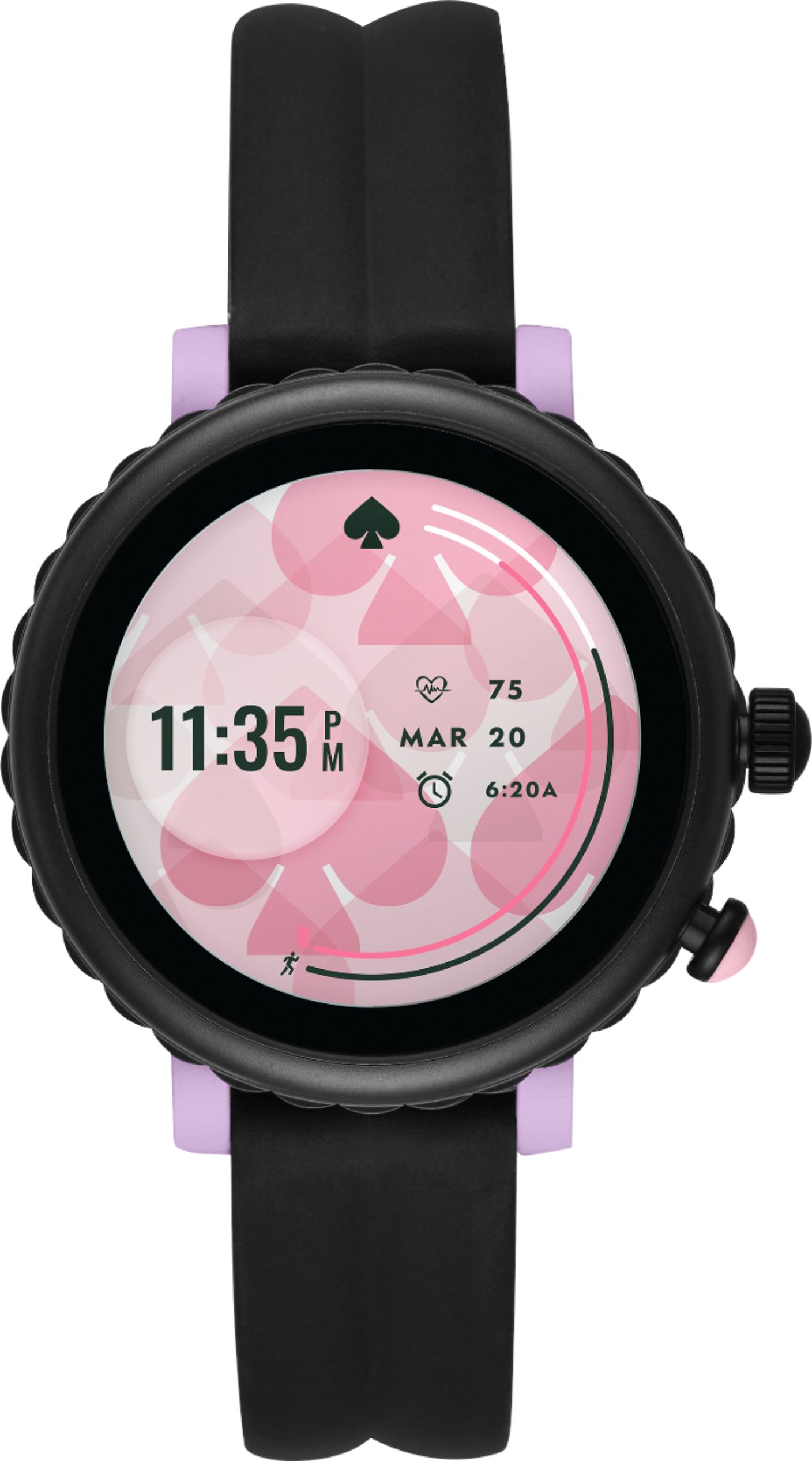 kate spade new york Sport Smartwatch Black Silicone  - Best Buy
