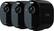 Front. Arlo - Essential Spotlight Camera – Indoor/Outdoor Wire-Free 1080p Security Camera (3-pack) - Black.