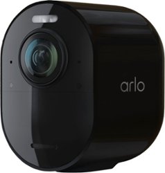 Arlo - Ultra 2 Add-on Camera Indoor/Outdoor Wireless 4K Security System - Black - Angle_Zoom
