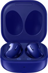 Samsung - Galaxy Buds Live True Wireless Earbud Headphones - Blue - Front_Zoom