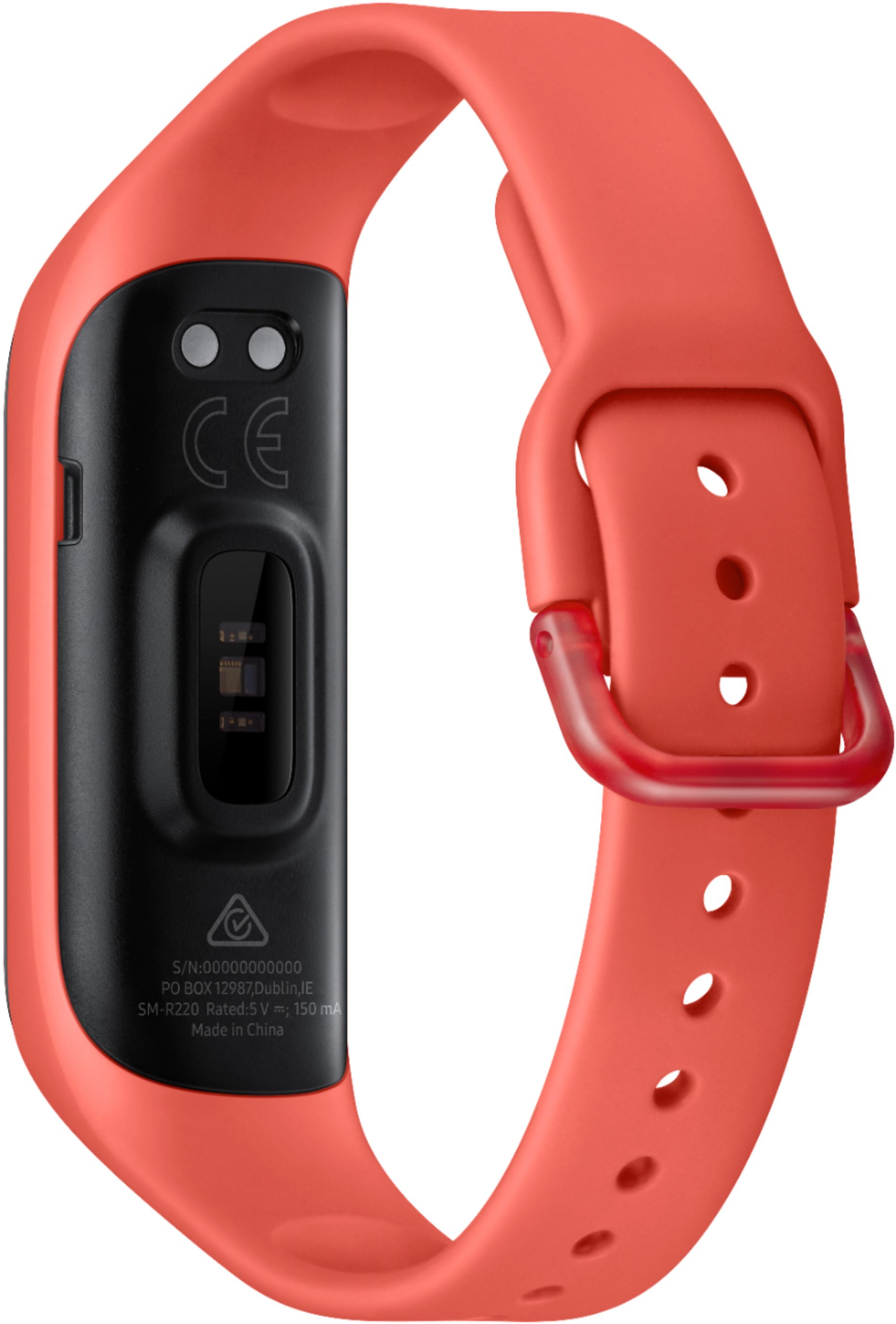 Samsung Galaxy Fit2 Smart Watch 1 1 Amoled Scarlet Sm R2nzraxar Best Buy