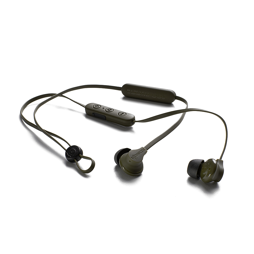 Angle View: Boompods - Sportline Wireless In-Ear Headphones / Earbuds - Army Green