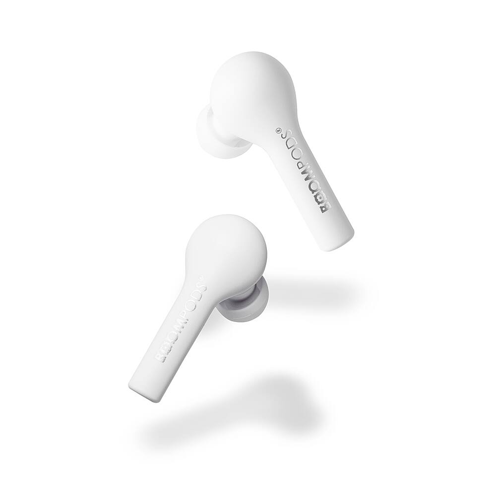 Angle View: Boompods - Bassline True Wireless In-Ear Headphones - White/Pink