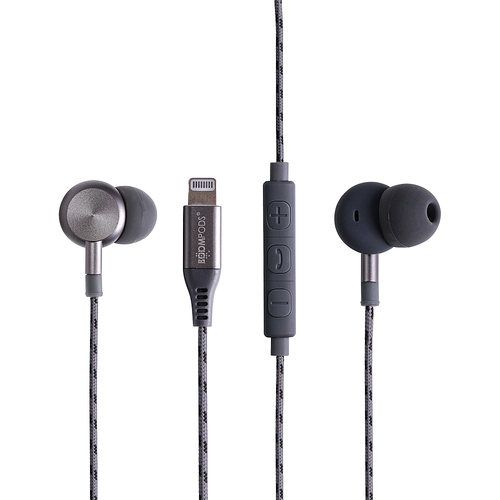 Boompods - Digibuds Wired Lightning Connector Headphones - Rose Graphite