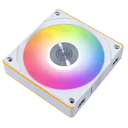 Lian Li - 12rcl1w1w wireless 120mm case fan reverse blade single white - Argb