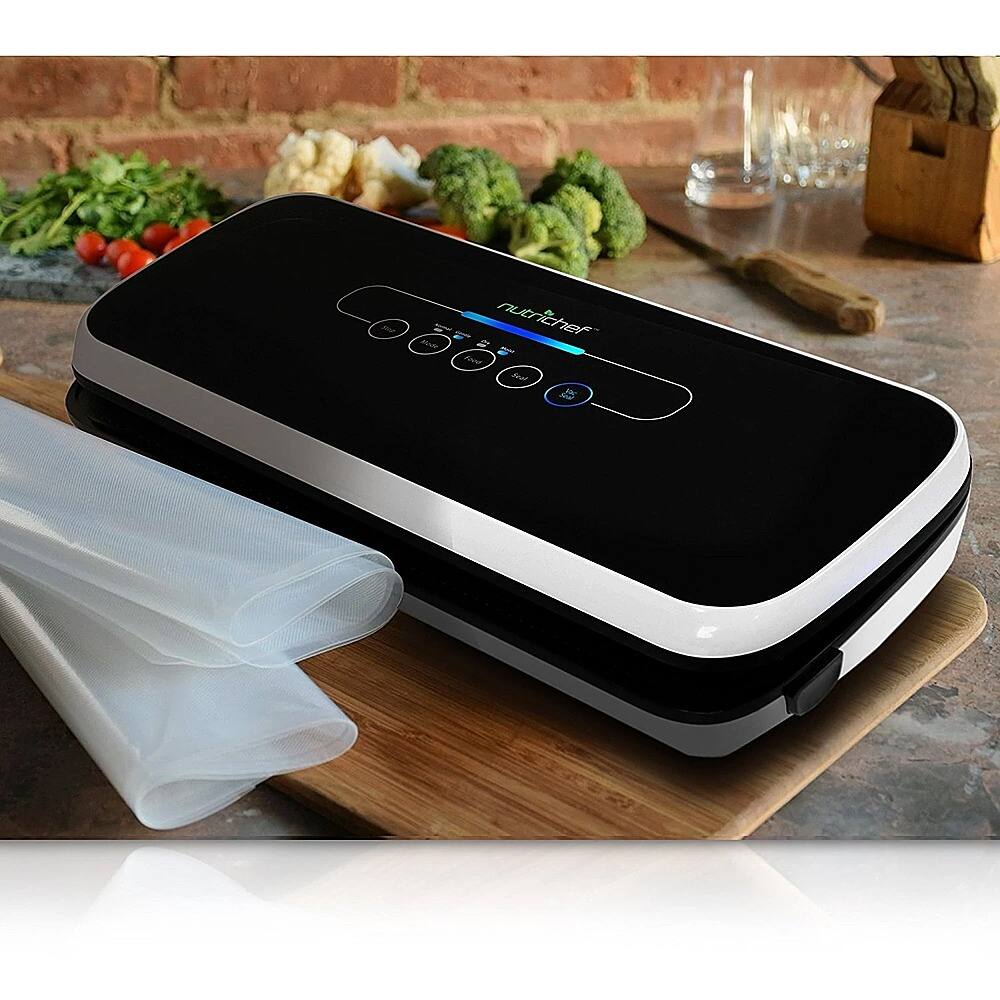 Alt View 16. NutriChef - Vacuum Sealer for Food - Black.