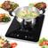 Alt View 40. NutriChef - NutriChef 14.2 in Electric Cooktop - 1 Elements - Temperature Control, Non-stick, Easy Clean - Black.