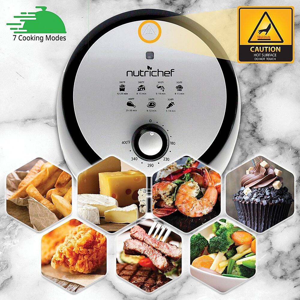 Alt View 17. NutriChef - Airfryer - Black.