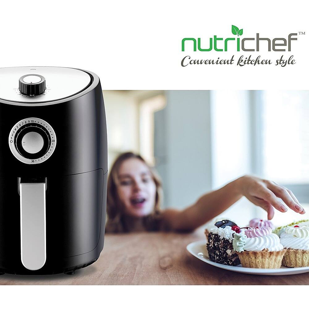 Alt View 18. NutriChef - Airfryer - Black.