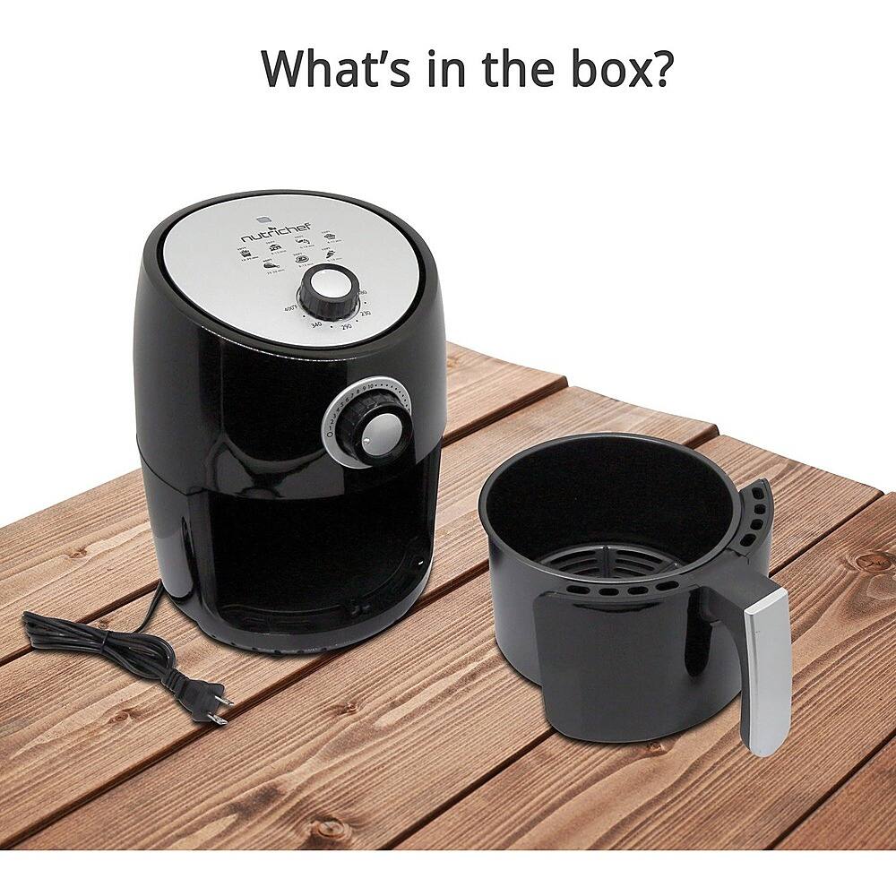 Alt View 21. NutriChef - Airfryer - Black.