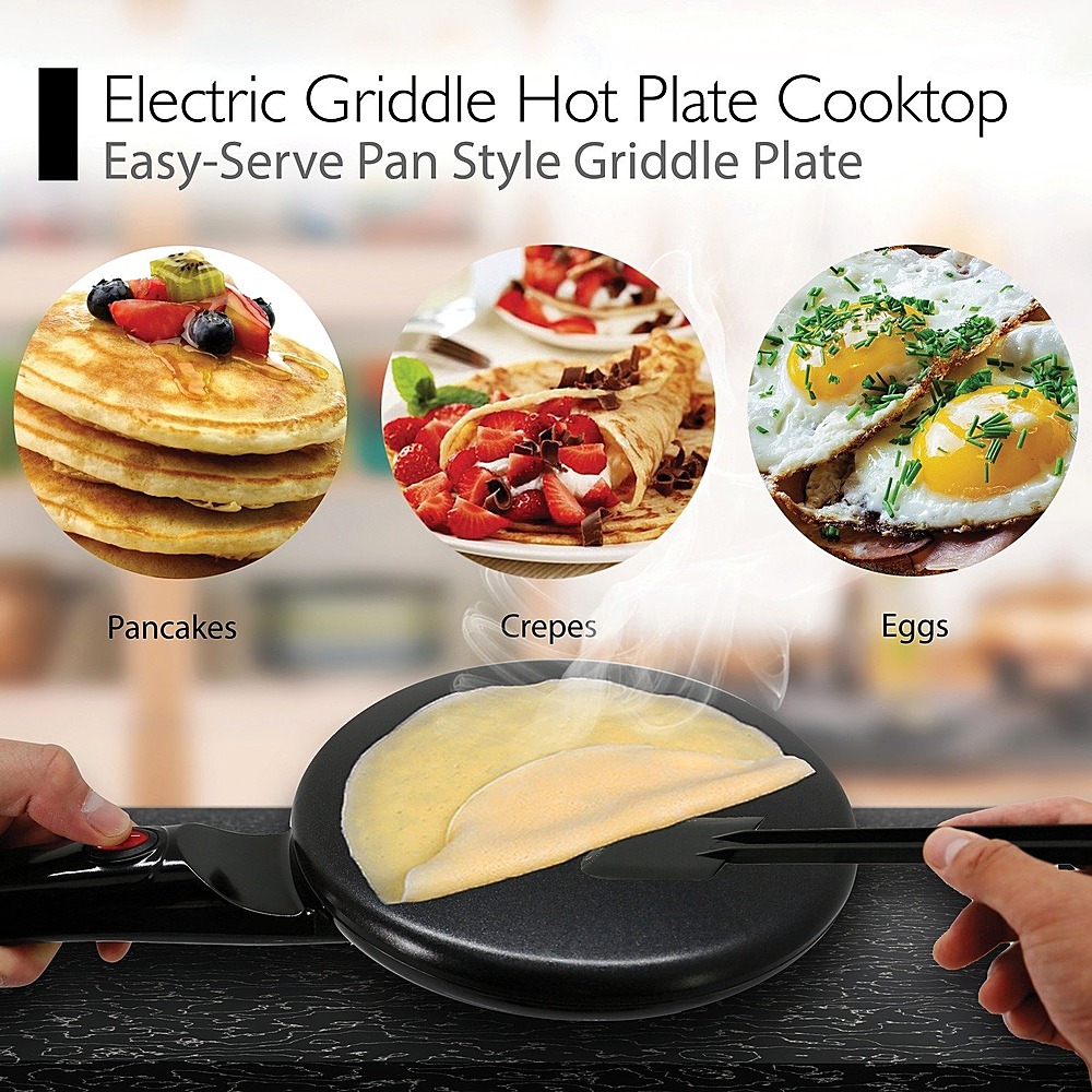 Best Buy: NutriChef Electric Griddle Crepe Maker Hot Plate Cooktop