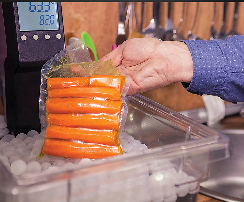 Alt View 40. NutriChef - Vacuum Sealer Food Storage Rolls 8" X 50' PRTPKVS12RL - Clear - Clear.