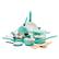 Angle. GreenPan - Rio Ceramic Non-Stick 16-Piece Cookware Set - Turquoise.