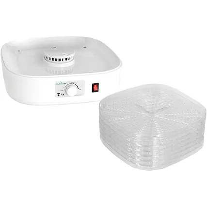 Front. NutriChef - Food Dehydrator - White.