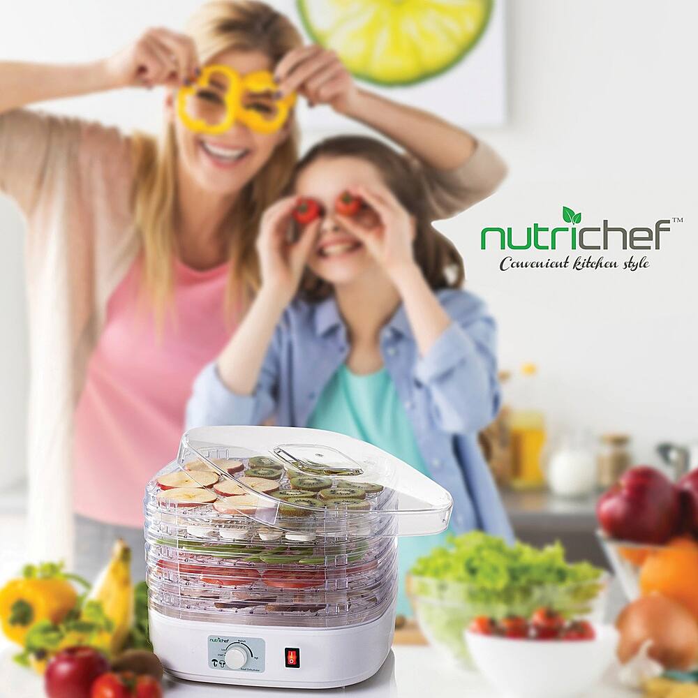 Alt View 40. NutriChef - Food Dehydrator - White.