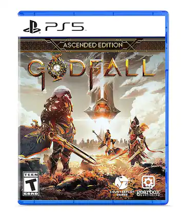 Front. Gearbox Publishing - Godfall. - T (Teen 13+)