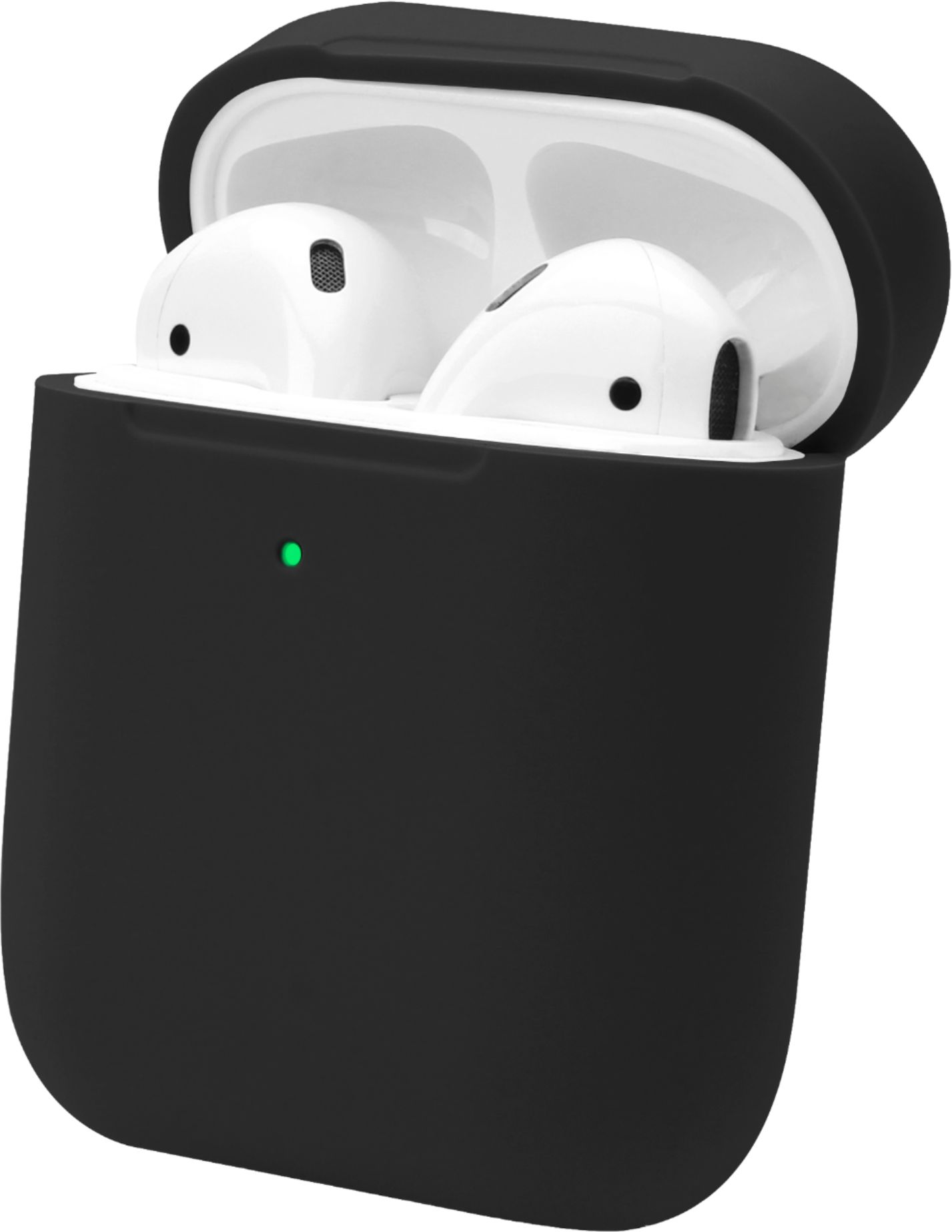 Left View: NEXT - Sport Case for Apple AirPods - Black