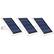 Front. Wasserstein - Solar Panel for Blink Outdoor Camera (3-Pack) - White.