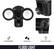 Alt View 12. Wasserstein - 3-in-1 Floodlight for RIng Stick Up Cam Battery and Ring Spotlight Cam Battery - Black.