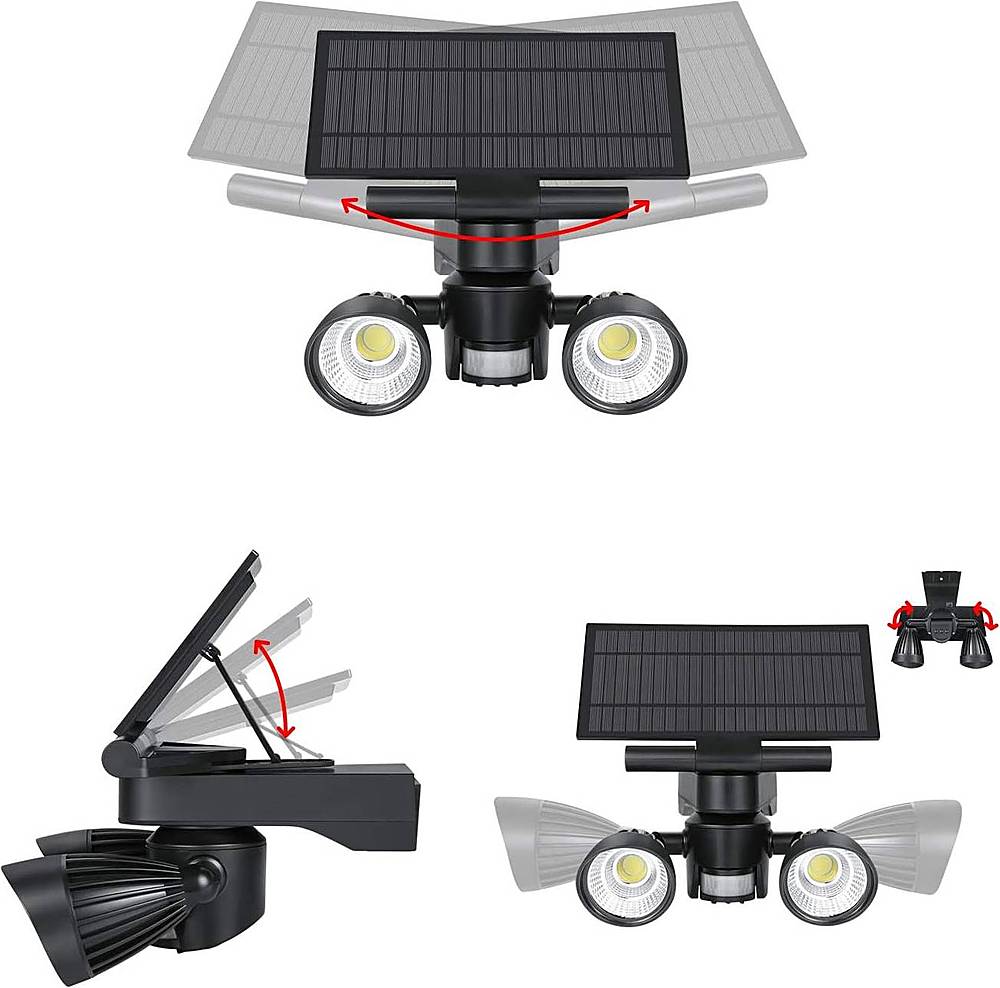 Wasserstein Solar Panel Charger with Floodlight for Arlo Ultra, Arlo Ultra 2, Arlo Pro 3 and
