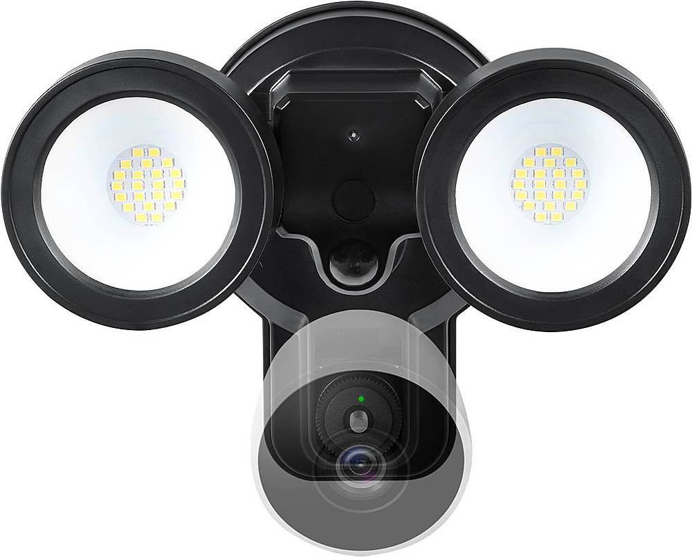 Nest Cam Outdoor NOT Included Black Wasserstein 3-in-1 Floodlight Turn Your Nest Cam Outdoor into a Powerful Floodlight Charger and Mount Compatible with Nest Cam Outdoor 
